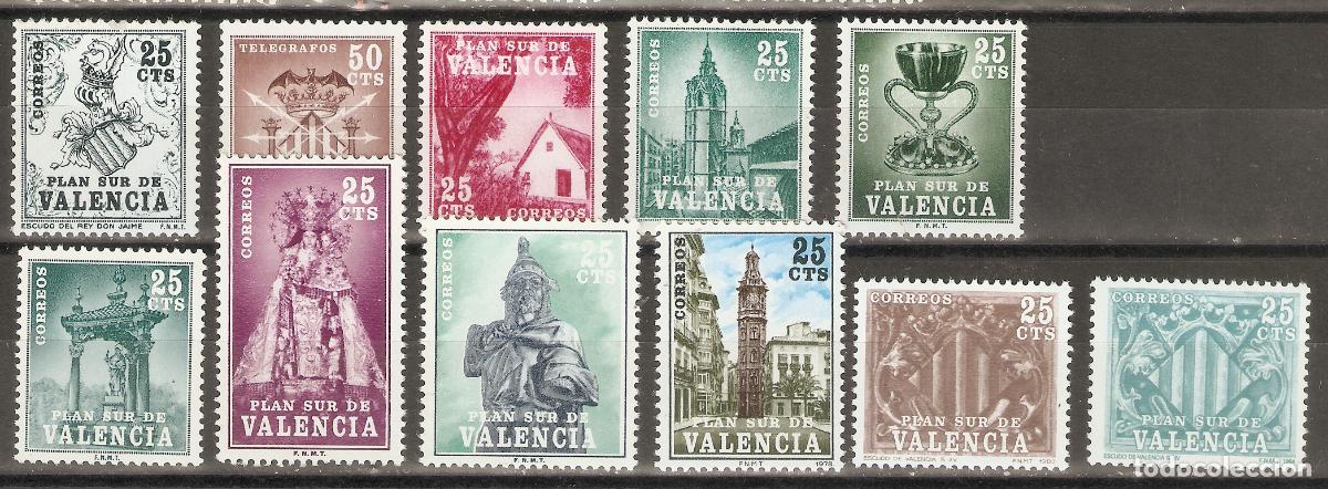 Stamps: VALENCIA SERIE COMPLETA EDIFIL 1/11** SIN FIJASELLOS