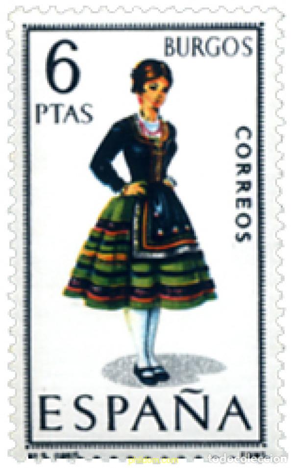 Sellos: 115156 MNH ESPA&Ntilde;A 1967 TRAJES TIPICOS DE ESPA&Ntilde;A
