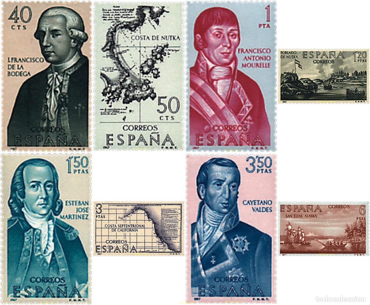Sellos: 84673 MNH ESPA&Ntilde;A 1967 FORJADORES DE AMERICA