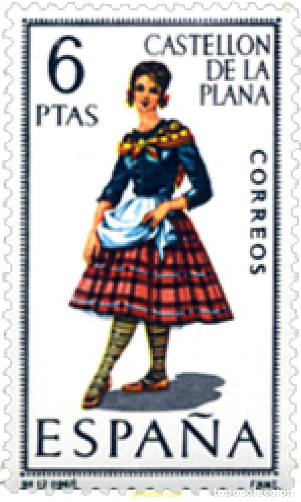 Sellos: 115265 MNH ESPA&Ntilde;A 1967 TRAJES TIPICOS DE PROVINCIAS ESPA&Ntilde;OLAS