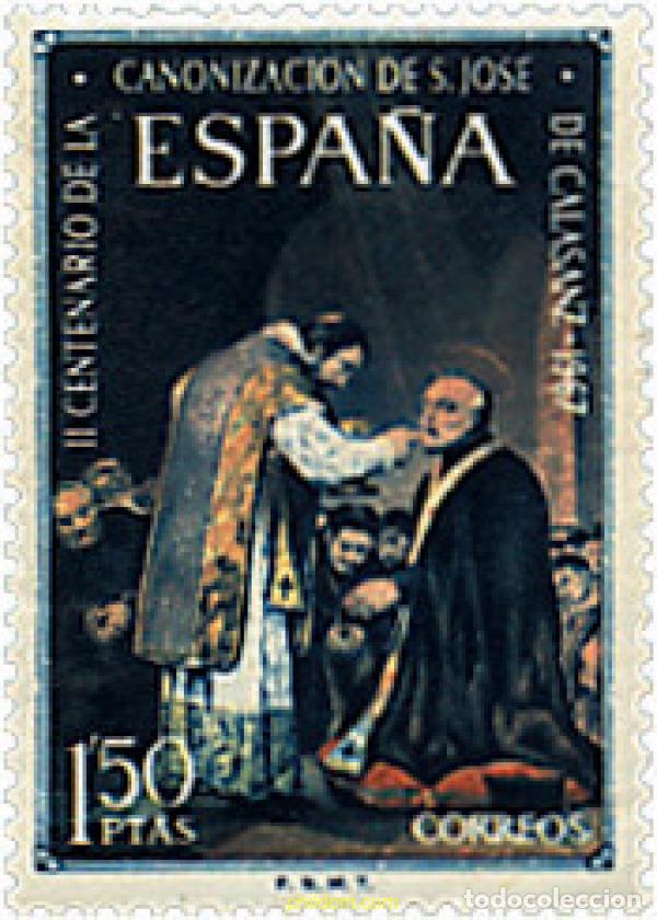 Sellos: 84677 MNH ESPA&Ntilde;A 1967 2 CENTENARIO DE LA CANONIZACION DE SAN JOSE DE CALASANZ