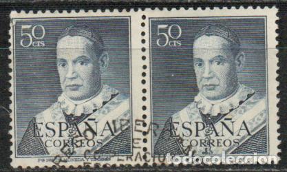 Sellos: EDIFIL N&ordm; 1102, SAN ANTONIO MARIA DE CLARET, USADO EN PAREJA