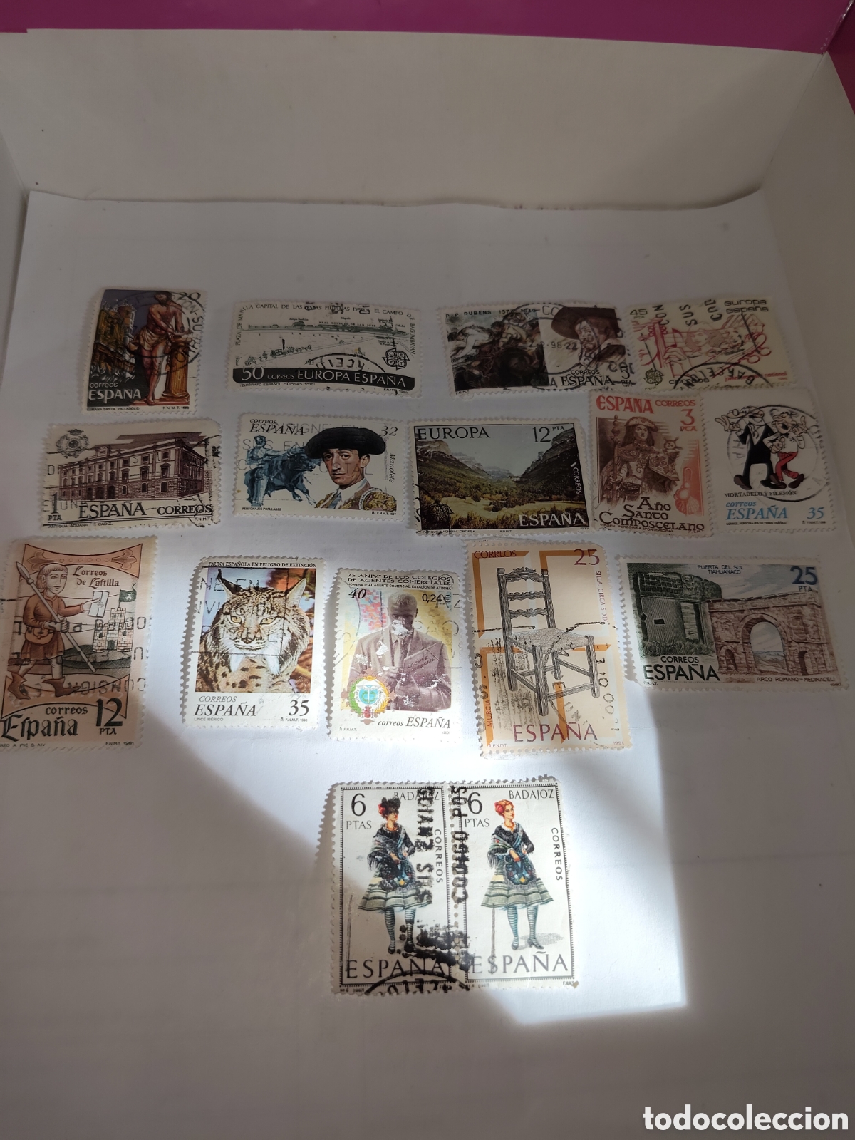 Sellos: 16 Sellos de Espa&ntilde;a variados - Foto 1