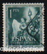 Sellos: EDIFIL N&ordm; 1117, A&Ntilde;O 1952, CONGRESO EUCARISTICO BARCELONA, LA EUCDRISTIA POR TIEPOLO, USADO
