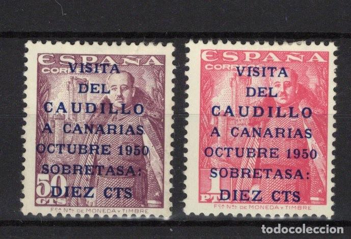 Stamps: PC682 Sellos Espa&ntilde;a a&ntilde;o 1951 EDIFIL 1088/1089* sellos originales en NUEVO v.c. 100 &euro;