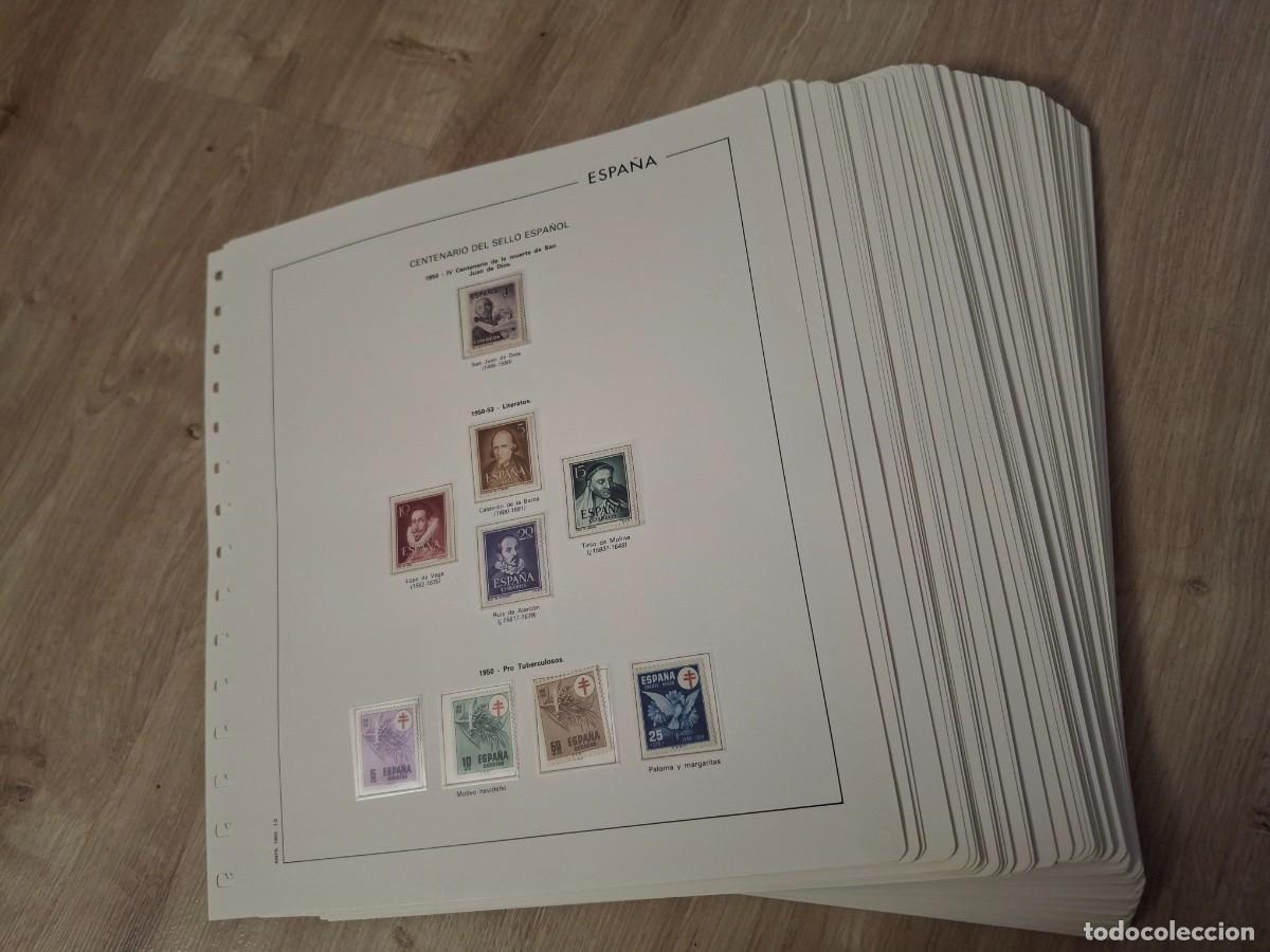 Sellos: M122 Colecci&oacute;n sellos Espa&ntilde;a a&ntilde;os 1950/1967* sin grandes piezas ni S. F. Javier