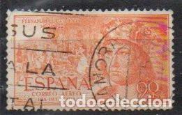 Sellos: SELLO DE ESPA&Ntilde;A A&Ntilde;O 1951 ISABEL 90 CT. AEREO USADO EDIFIL N&ordm; 1098