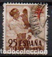 Sellos: SELLO DE ESPA&Ntilde;A A&Ntilde;O 1951 PRO TUBERCULOSOS USADOS EDIFIL 1105