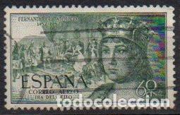 Sellos: SELLO DE ESPA&Ntilde;A A&Ntilde;O 1952 FERNANDO AEREO 60 CT. USADO EDIFIL N&ordm; 1111
