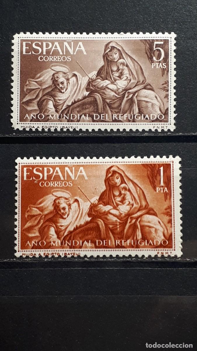 Sellos: ESPA&Ntilde;A. A&Ntilde;O 1961.** . Edifil 1326/7