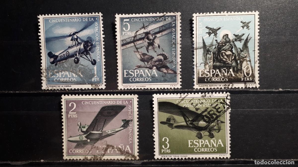 Sellos: ESPA&Ntilde;A. A&Ntilde;O 1961. &deg;. EDIFIL 1401/5