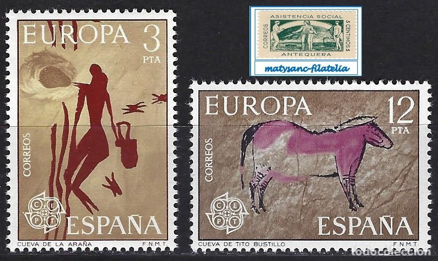 Sellos: ESPA&Ntilde;A 1975. EDIFIL 2259/2260. SERIE COMPLETA &rdquo;EUROPA-CEPT&rdquo;. MNH***
