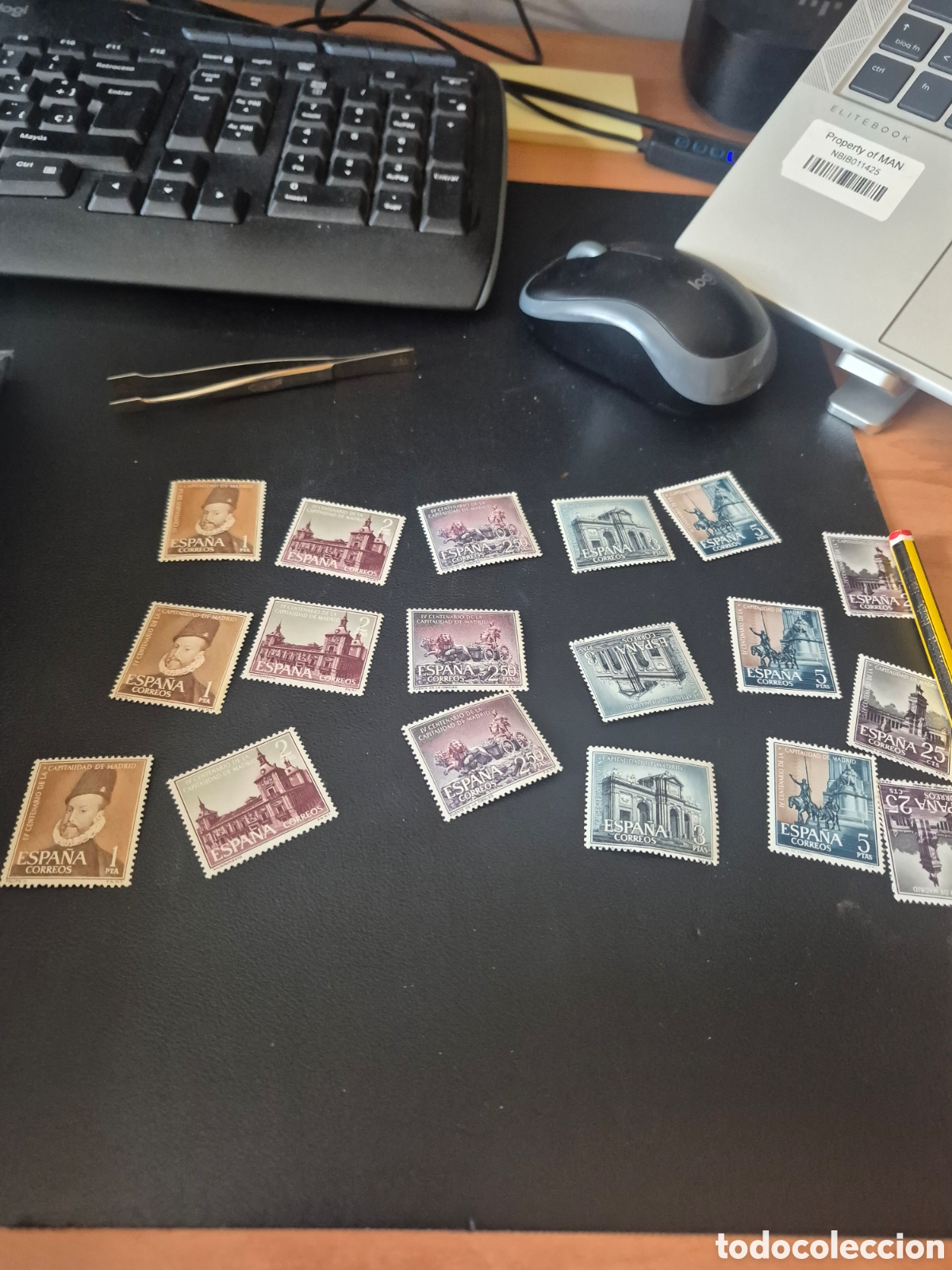 Sellos: 3 series completas madrid capitalidad 1961 edifil 1388/93
