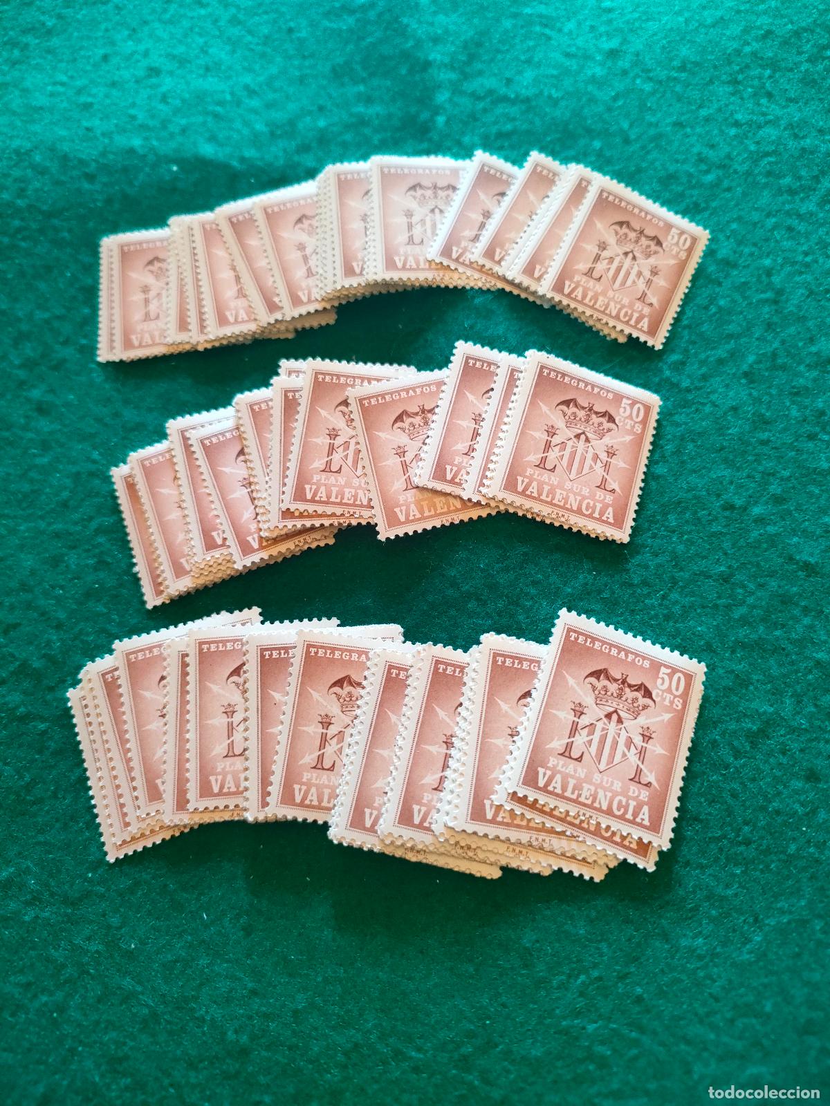 Sellos: EDIFIL 2 DE VALENCIA - 100 SELLOS NUEVOS