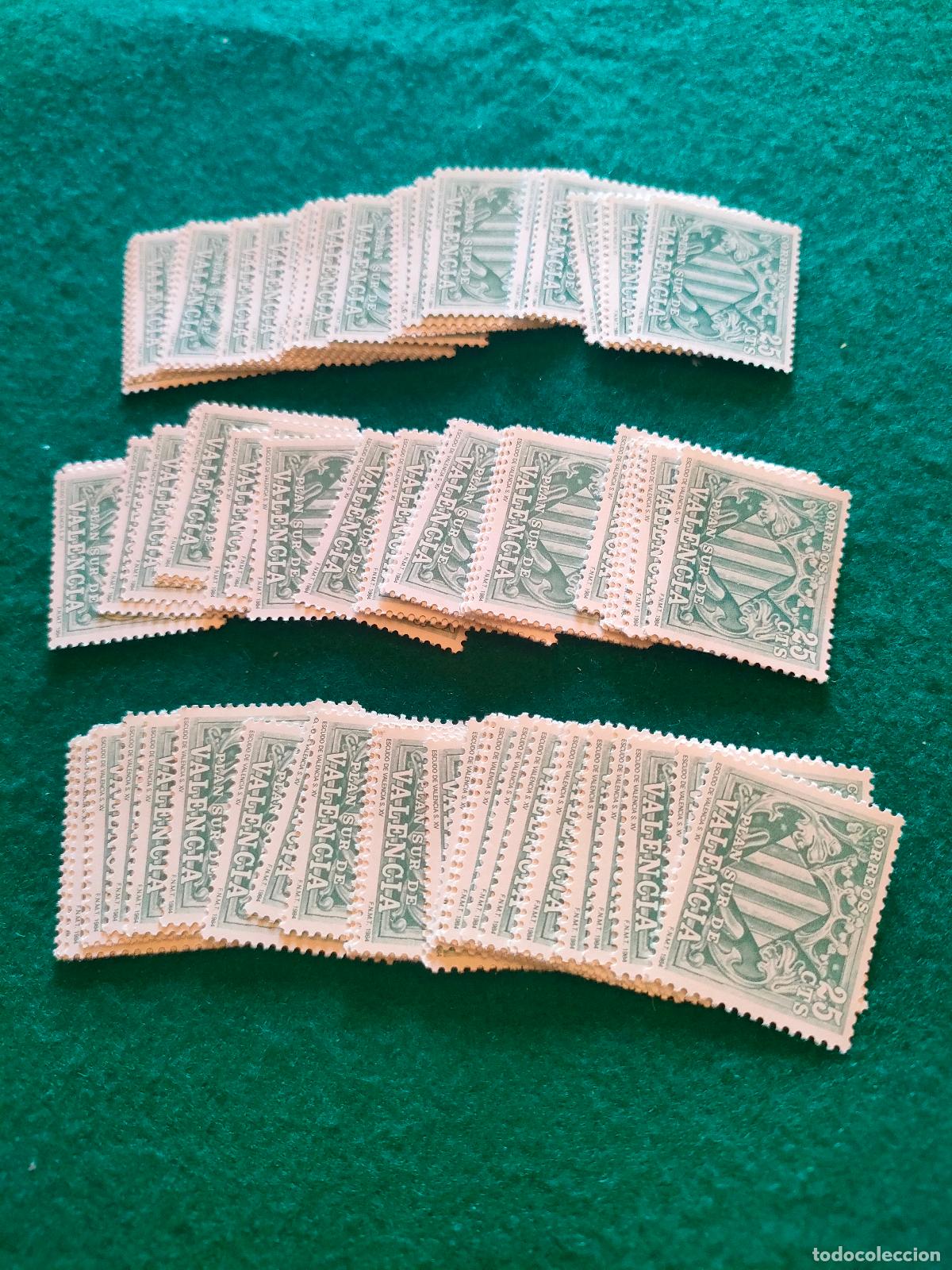 Sellos: EDIFIL 11 DE VALENCIA - 100 SELLOS NUEVOS
