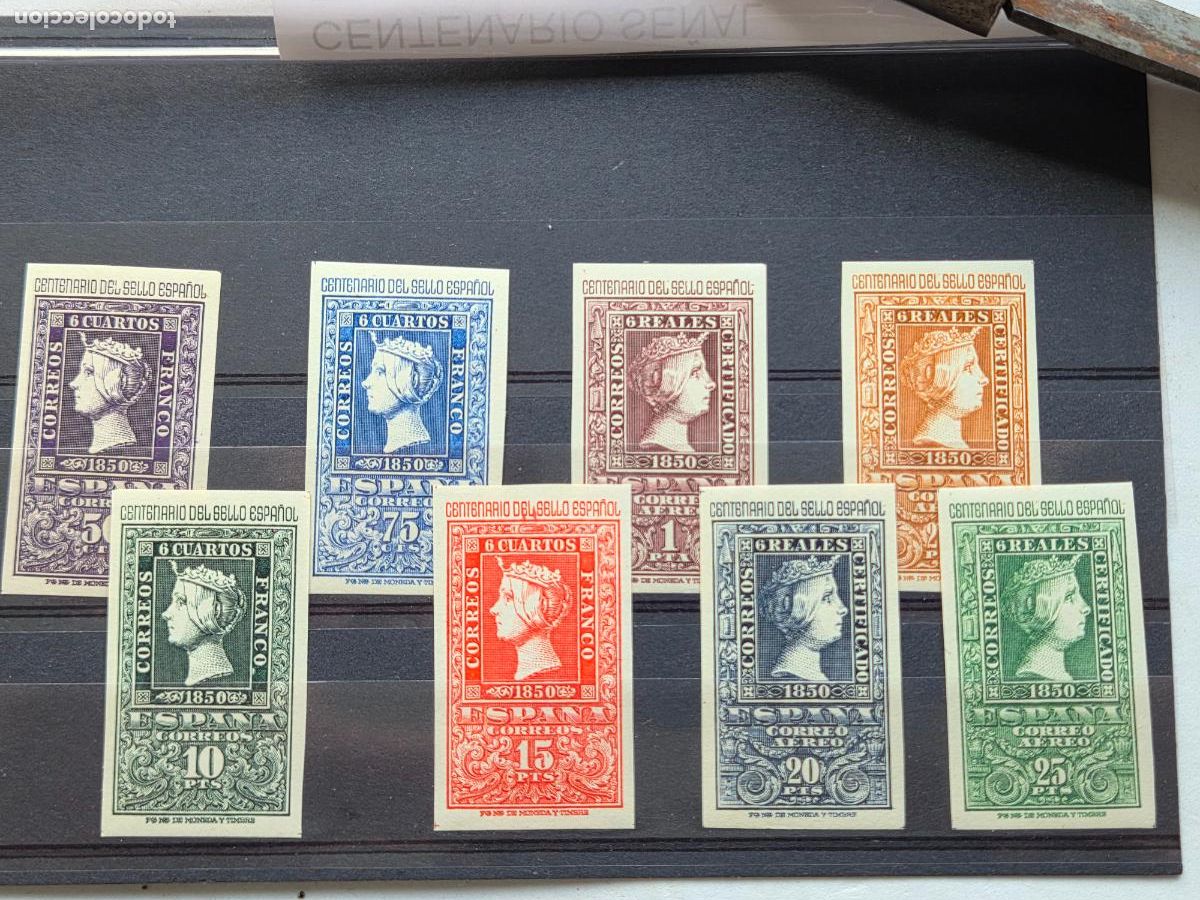 Francobolli: CENTENARIO DEL SELLO - EDIFIL 1075/82 - NUEVO CON SE&Ntilde;AL PVP CATALOGO 325&euro;