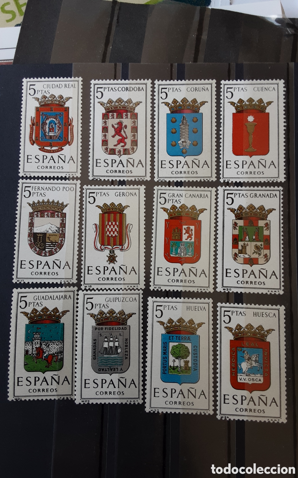 Briefmarken: Escudos de las capitales de provincia espa&ntilde;olas. Grupo II
