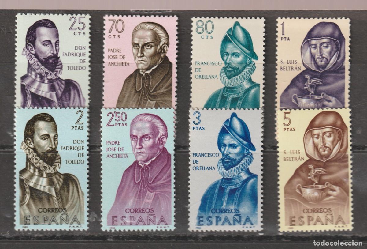 Sellos: Espa&ntilde;a 1965 - Edifil 1678/1685 mnh** - Foto 1