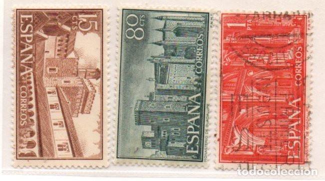 Sellos: SERIE SELLOS ESPA&Ntilde;A A&Ntilde;O 1959 GUADALUPE USADOS EDIFIL N&ordm; 1250-52