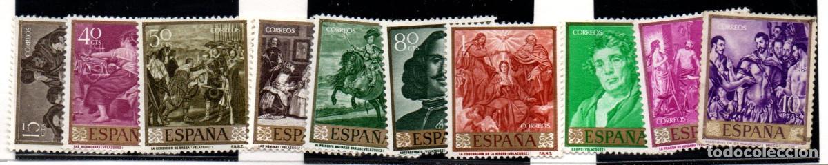 Sellos: SERIE SELLOS ESPA&Ntilde;A A&Ntilde;O 1961 PINTOR GRECO USADOS EDIFIL N&ordm; 1330-40 COMPLETA