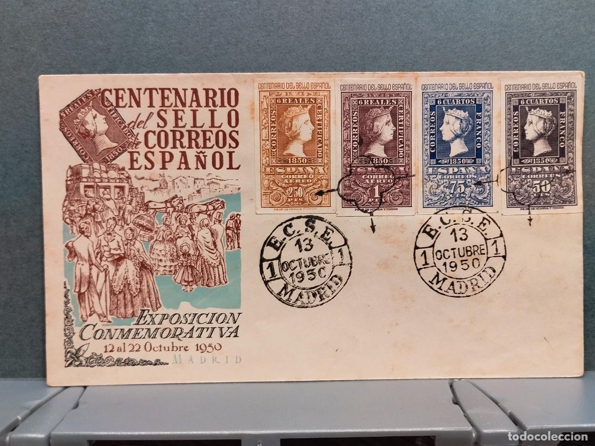 Timbres: EDIFIL 1075/76 Y 1079/80. SERIE CORTA CENTENARIO DEL SELLO.