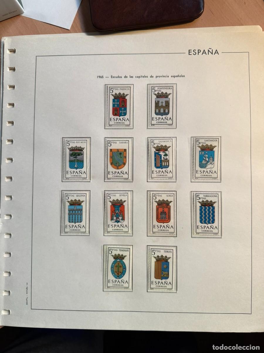 Sellos: Sellos nuevos Espa&ntilde;a 1965 con hojas edifil