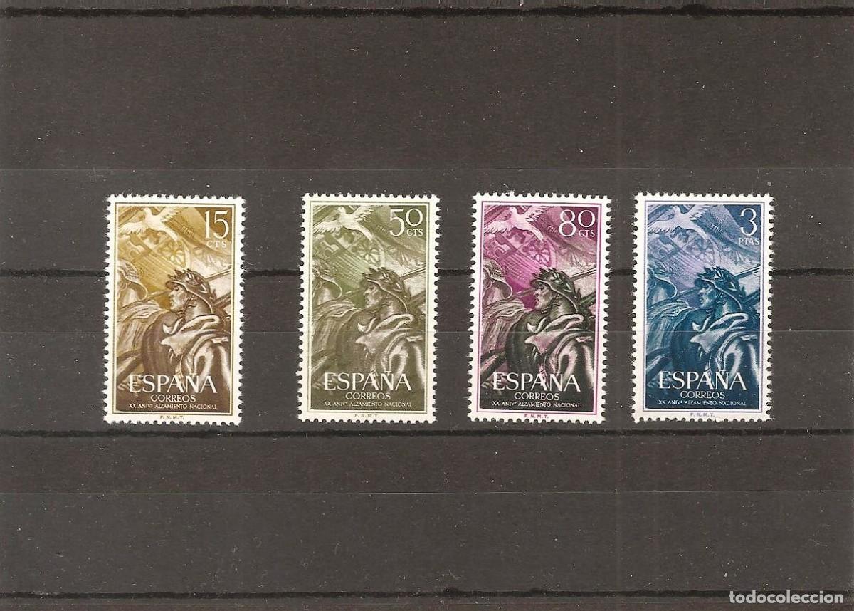 Sellos: Sellos de Espa&ntilde;a A&ntilde;o 1956 Aniversario Alzamiento Nacional Sellos nuevos** N&ordm; Edifil 1187/90