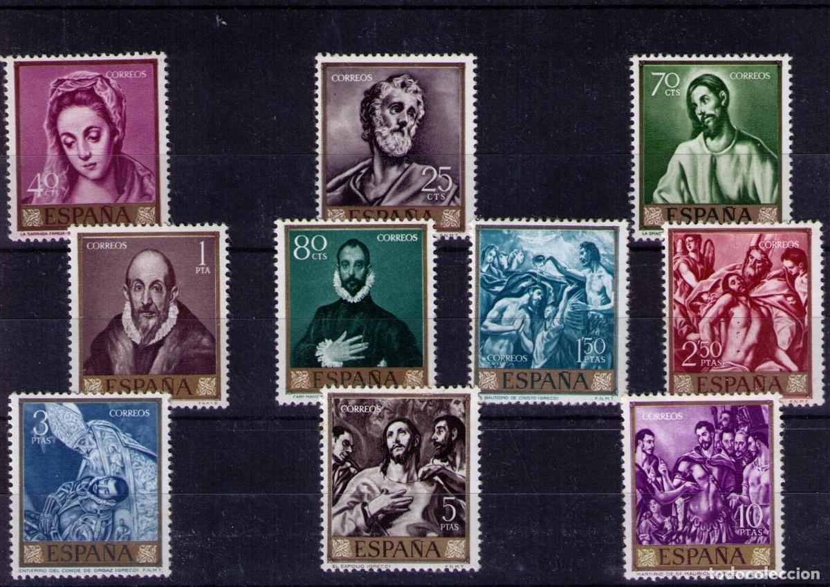 Francobolli: Sellos de Espa&ntilde;a A&ntilde;o 1960 Pintor Murillo Sellos nuevos** N&ordm; Edifil 1270/79