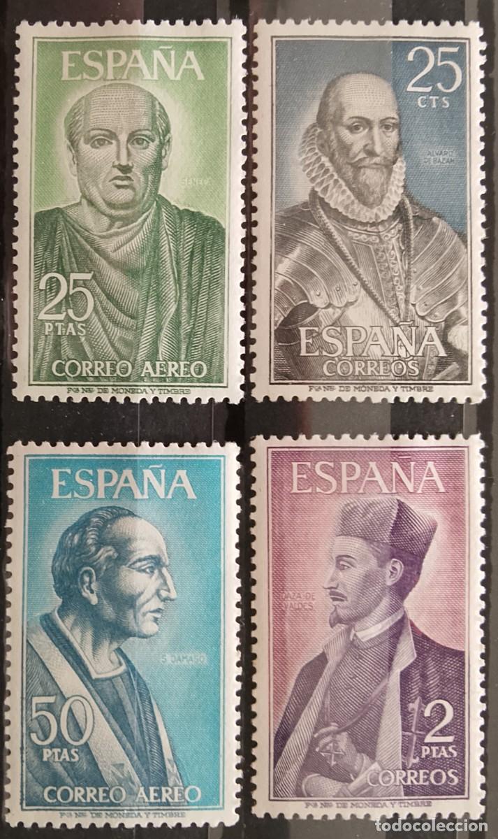 Timbres: Sellos. Edifil 1705/1708. Personajes Espa&ntilde;oles. 1966.