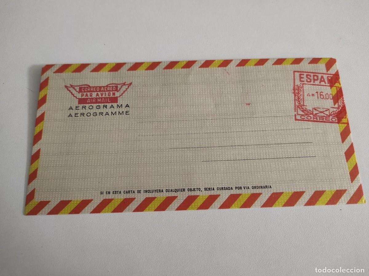 Selos: SELLOS ESPA&Ntilde;A AEROGRAMA A&Ntilde;O 1977/79 Edifil 129** en NUEVO v.c. 24 &euro;