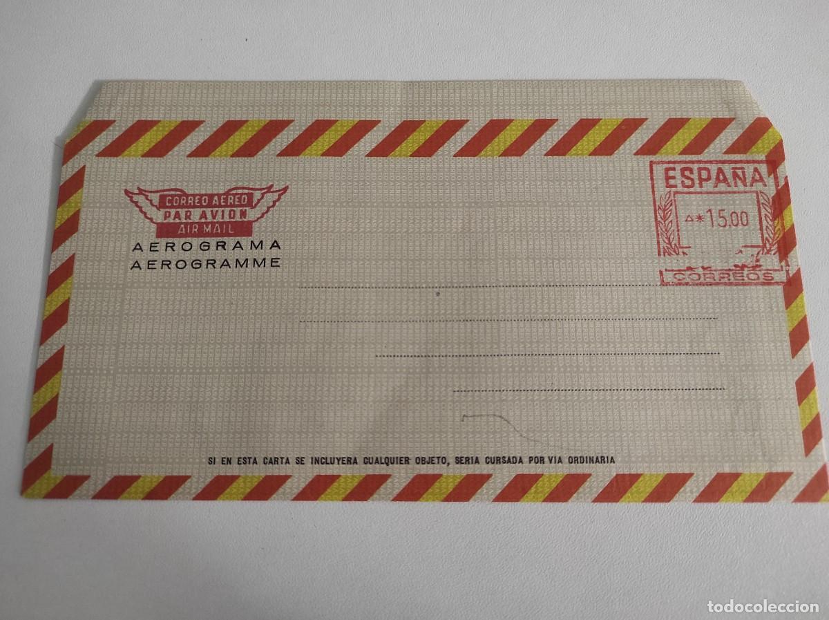 Sellos: SELLOS ESPA&Ntilde;A AEROGRAMA A&Ntilde;O 1977/79 Edifil 127** en NUEVO v.c. 17 &euro;