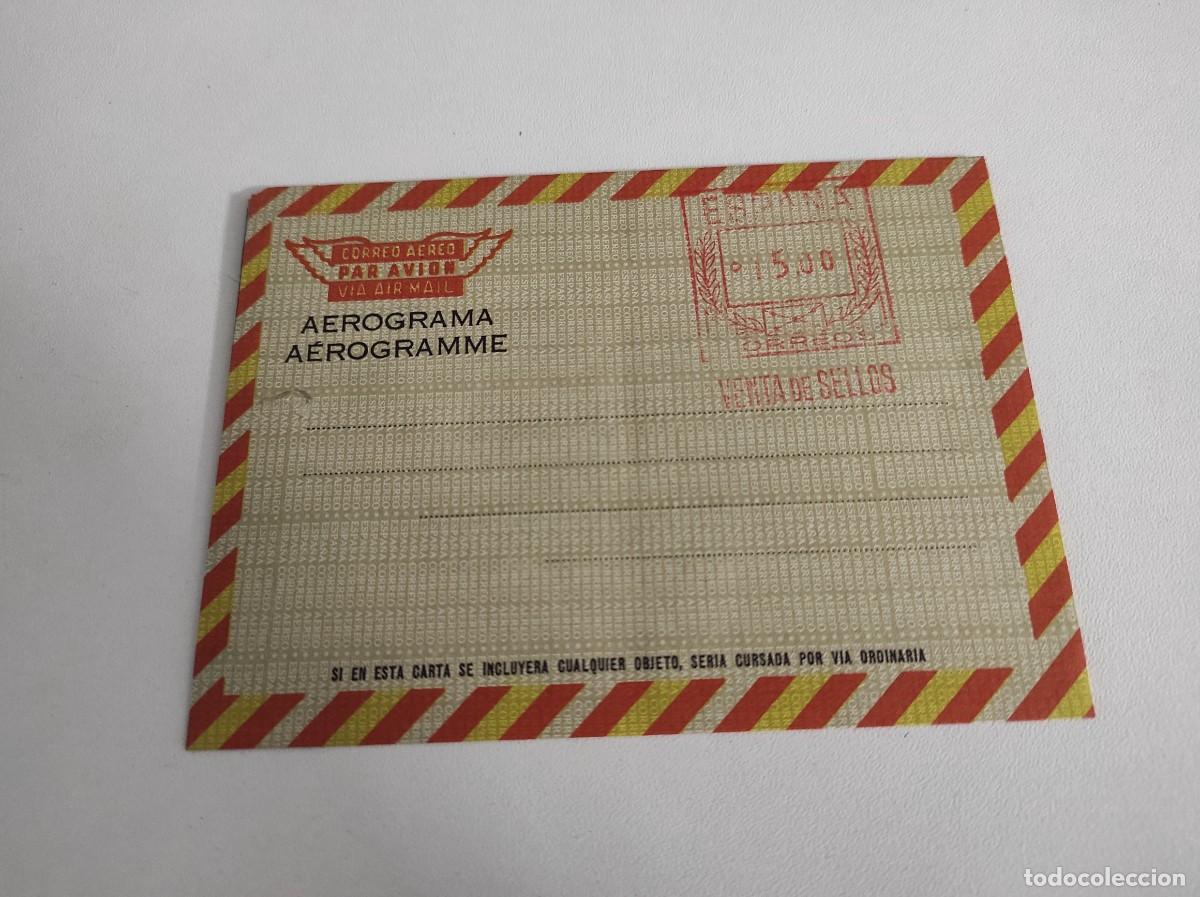 Stamps: SELLOS ESPA&Ntilde;A AEROGRAMA A&Ntilde;O 1974/75 Edifil 114** en NUEVO v.c. 93 &euro;