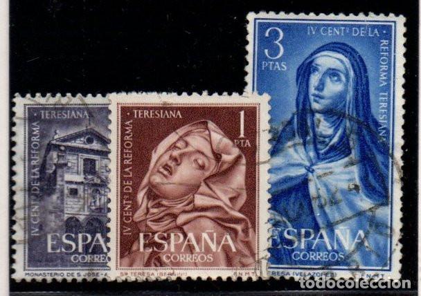 Sellos: SERIE SELLOS ESPA&Ntilde;A A&Ntilde;O 1962 REFORMA TERESIANA USADOS EDIFIL N&ordm; 1428-30