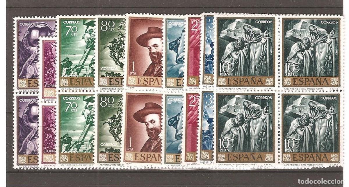 Stamps: Sellos de Espa&ntilde;a A&ntilde;o 1966 Pintor Sert Sellos nuevos** en bloque de 4 N&ordm; Edifil 1710/19