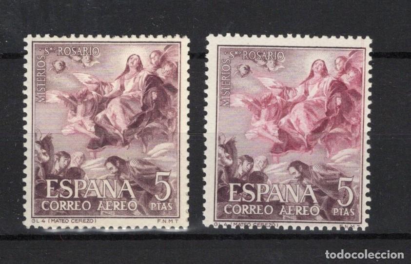 Sellos: Sellos Espa&ntilde;a a&ntilde;o 1962 EDIFIL 1476 variacion color