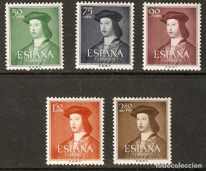 Sellos: 1952 FERNANDO EL CATOLICO EDIFIL 1106/0** SIN FIJASELLOS