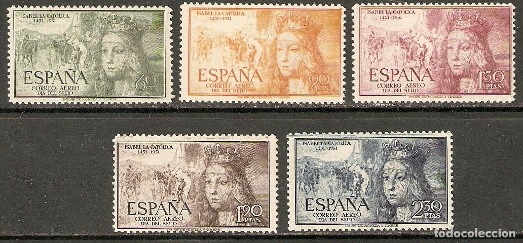 Sellos: 1951 ISABEL LA CATOLICA EDIFIL 1097/1** SIN FIJASELLOS