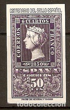 Sellos: 1950 SERIE CENTENARIO EDIFIL 1075** SIN FIJASELLOS