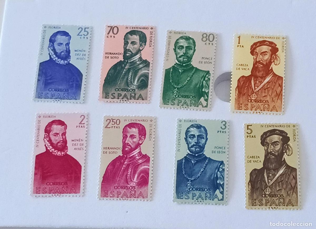 Sellos: Sellos Espa&ntilde;a 1960, Edifil 1298/1305.
