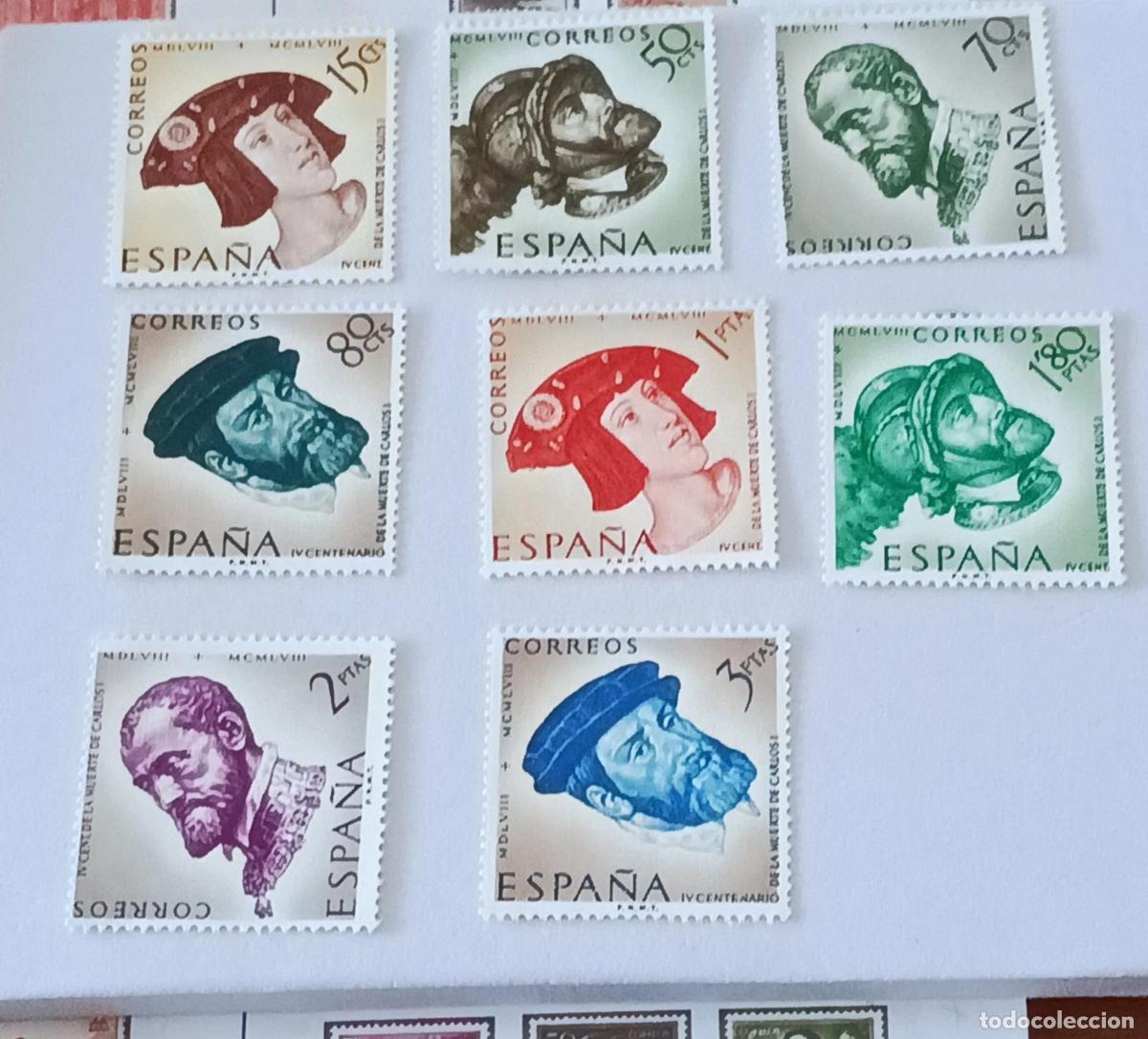 Sellos: Sellos Espa&ntilde;a 1958, Edifil 1224/1231. Nuevos
