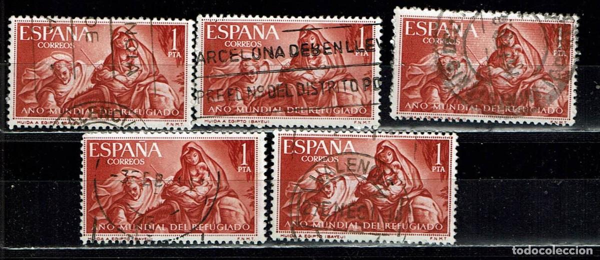 Sellos: ESPA&Ntilde;A 1961 - EDIFIL 1326 USADOS - LIQUIDAC. 5 SELLOS