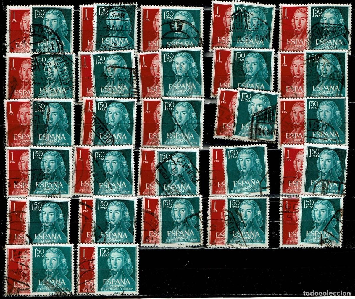 Sellos: ESPA&Ntilde;A 1961 - EDIFIL 1328/1329 USADOS - LIQUIDACI&Oacute;N 27 SERIES