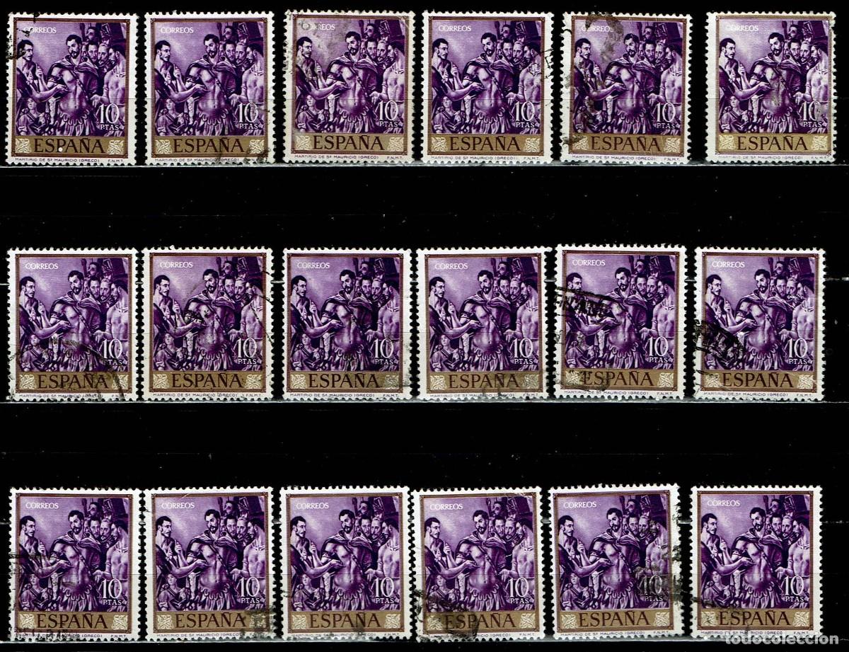 Sellos: ESPA&Ntilde;A 1961 - EDIFIL 1339 USADOS - LIQUIDACI&Oacute;N 18 SELLOS
