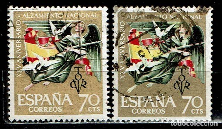 Sellos: ESPA&Ntilde;A 1961 - EDIFIL 1353 USADOS - LIQUIDACI&Oacute;N 2 SELLOS