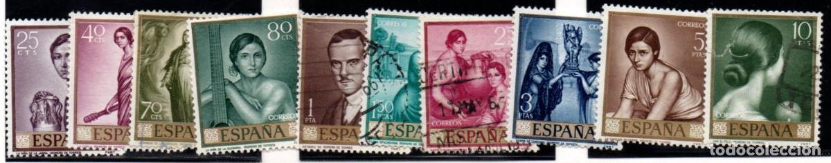 Sellos: SERIE SELLOS ESPA&Ntilde;A A&Ntilde;O 1965 ROMERO DE TORRES USADOS EDIFIL N&ordm; 1657-66 COMPLETA