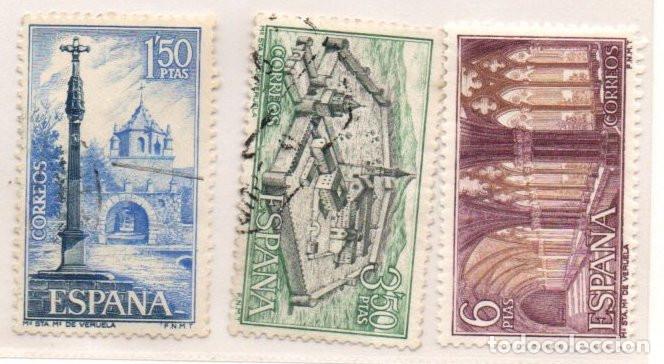 Sellos: SERIE SELLOS ESPA&Ntilde;A A&Ntilde;O 1967 VERUELA USADOS EDIFIL N&ordm; 1834-36 COMPLETA