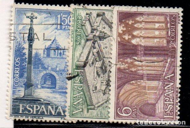 Sellos: SERIE SELLOS ESPA&Ntilde;A A&Ntilde;O 1967 VERUELA USADOS EDIFIL N&ordm; 1834-36 COMPLETA