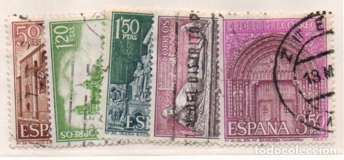 Sellos: SERIE SELLOS ESPA&Ntilde;A A&Ntilde;O 1968 TURISMO USADOS EDIFIL N&ordm; 1875-79 COMPLETA