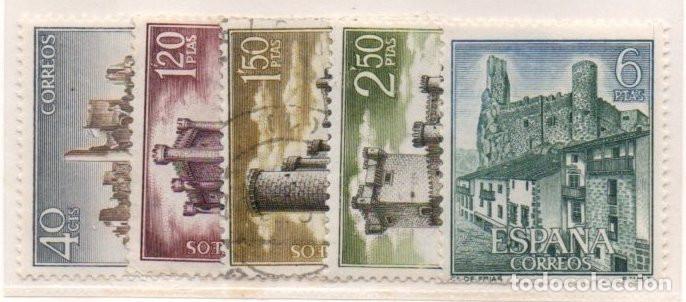 Sellos: SERIE SELLOS ESPA&Ntilde;A A&Ntilde;O 1968 TURISMO USADOS EDIFIL N&ordm; 1880-84COMPLETA