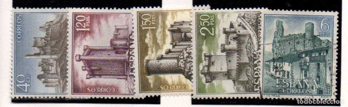 Sellos: SERIE SELLOS ESPA&Ntilde;A A&Ntilde;O 1968 TURISMO USADOS EDIFIL N&ordm; 1880-84COMPLETA